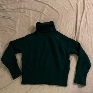 Zara Dark Green Turtleneck Sweater